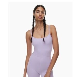 Wilfred Free Jumpsuit Lavender Purple Sleeveless Casual Size M